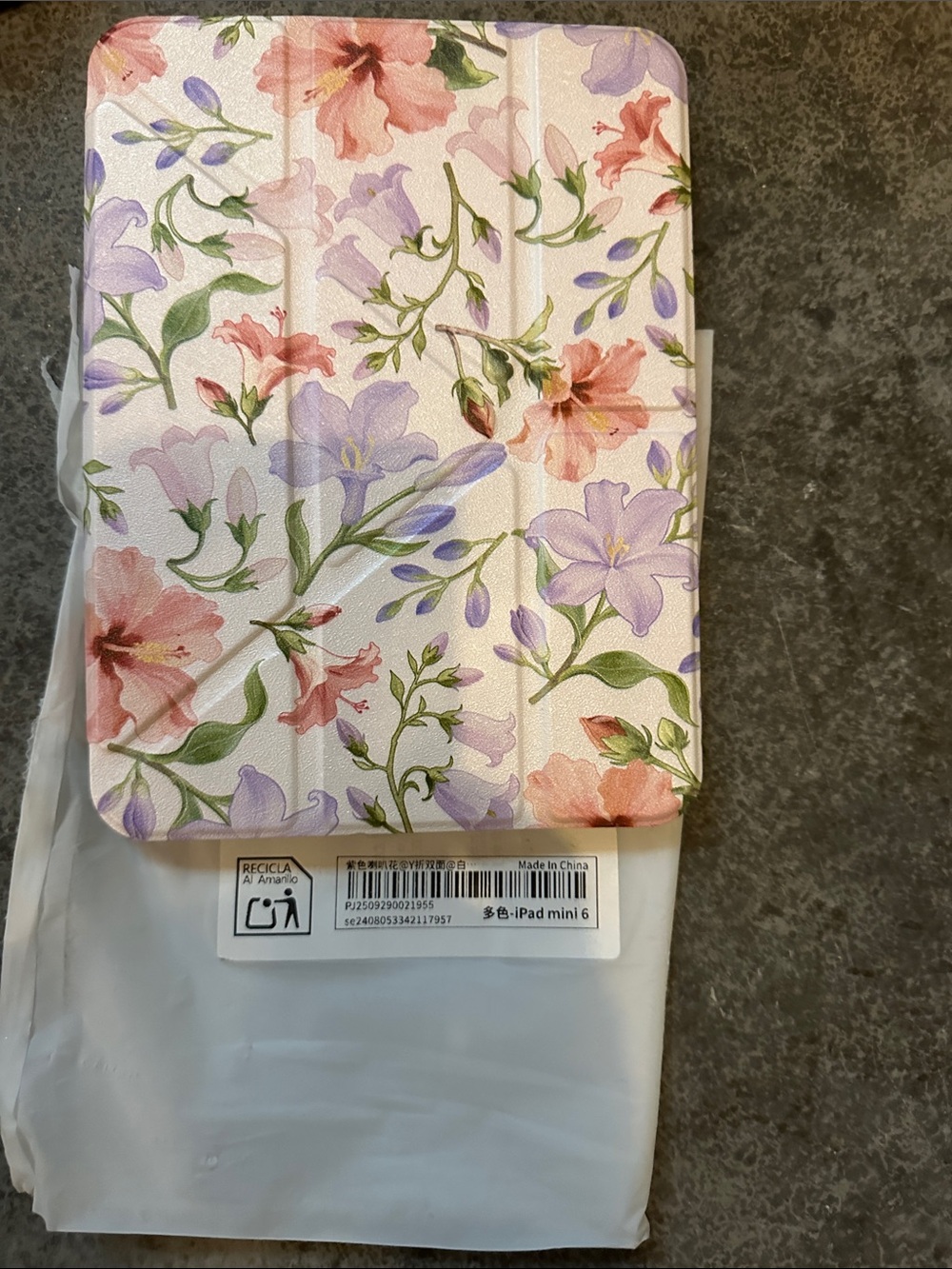 Floral I Pad Mini 6 cover/case